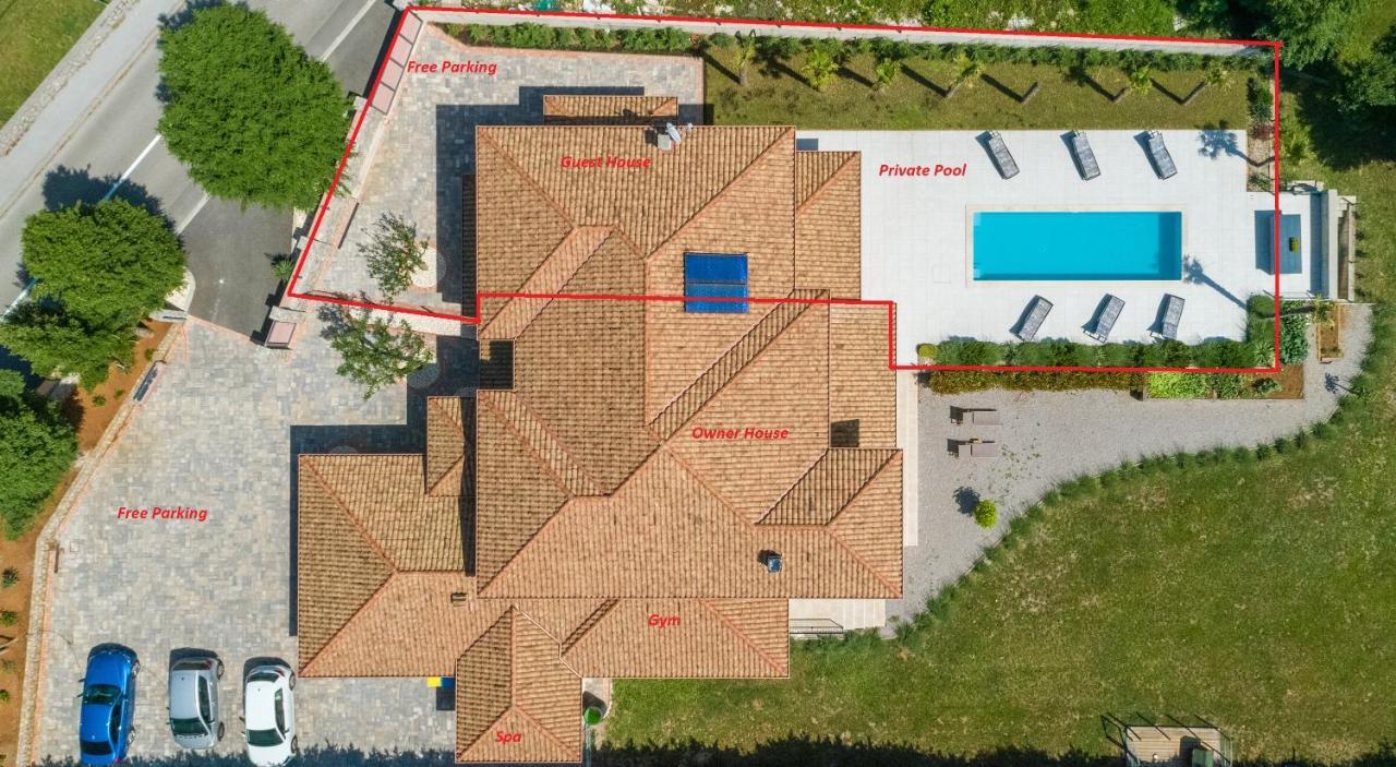 Villa Palma With Heated Private Pool Podhum Exterior foto